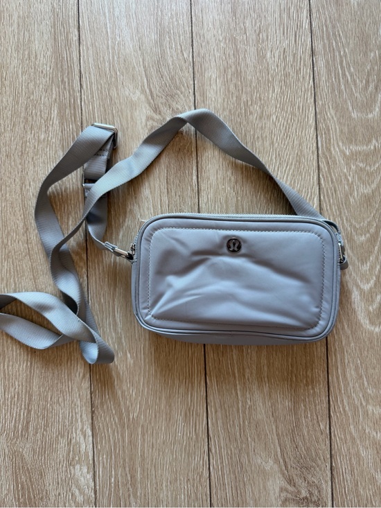 lululemon athletica Handbags - lululemon athletica Crossbody Bag in Light Gray